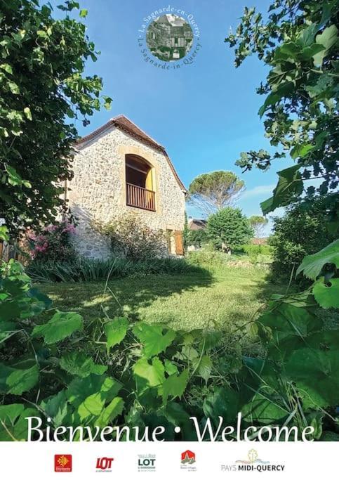 La Sagnarde, Maison En Pierre, Loubressac מראה חיצוני תמונה